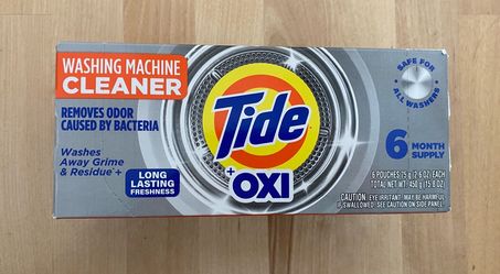 Tide Oxi washing machine cleaner - 6 month supply