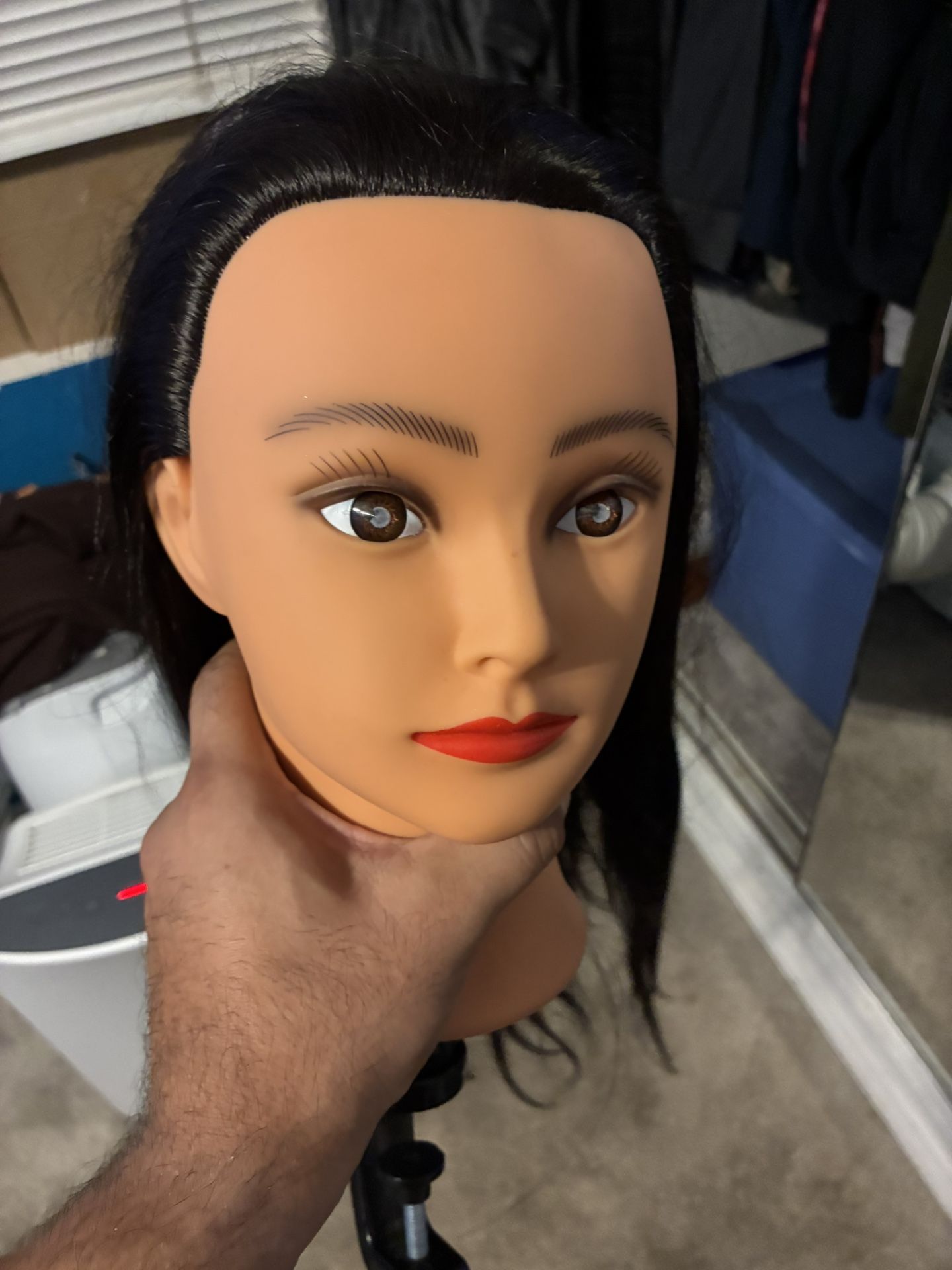 Mannequin Head With Clamp