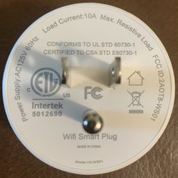 Smart Wifi 10A Wall Plug - 4 Pack