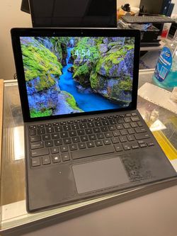 Latitude 5290 2 in 1 touchscreen  I5-8250 @ 1.60 GHZ 8GB RAM  120GB SSD Win 11 pro  It has some black stains on the screen . Check the pictures for mo