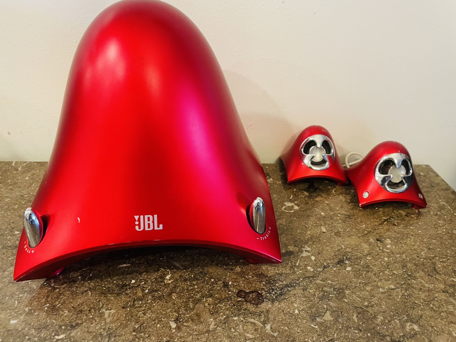 Red JBL Creature II Speaker