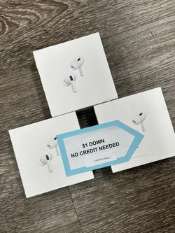 Apple AirPods Pro 2 Bluetooth Earbuds NEW - 90 Days Warranty - Payment Plan Available ONLY $1 DOWN