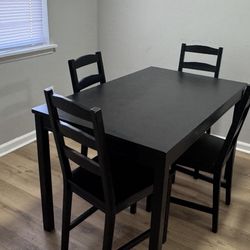 Table and chairs