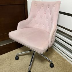 Baby Pink Vanity Chair 