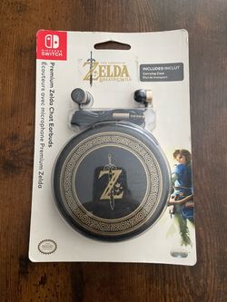 Legend of Zelda  Breath of the Wild Chat Earbuds Nintendo Switch