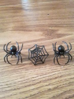 Black Spider Rings