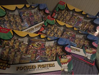 Pokémon Focused Fighters Premium Collection Lot
