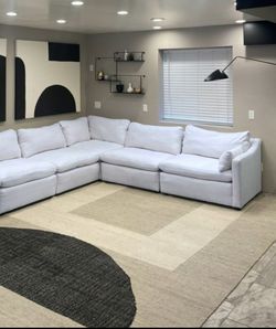 White Cloud Couch Modular Sectional Sofa 