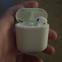 one airpod with case