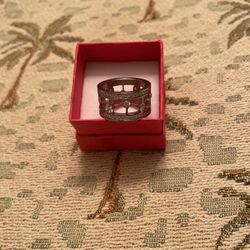 Fashion Wide Silver Band Ring