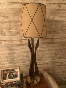 Vintage MCM Danish Teak Lamps 