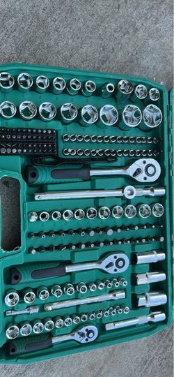 216 pcs Michanic hand tools size 1/2 inch 3/8 inch and 1/4 inch