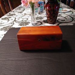 Vintage 9" ×4" Sample Lane Cedar Chest