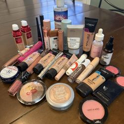Large Makeup Bundle And Skincare 