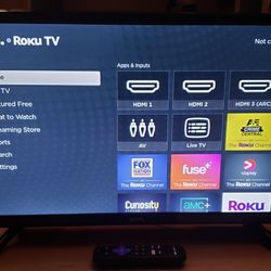 ONN 24" CLASS HD (720P) LED ROKU SMART TV + ACCESSORIES!
