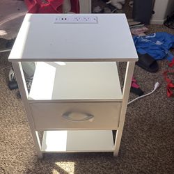 White Side table