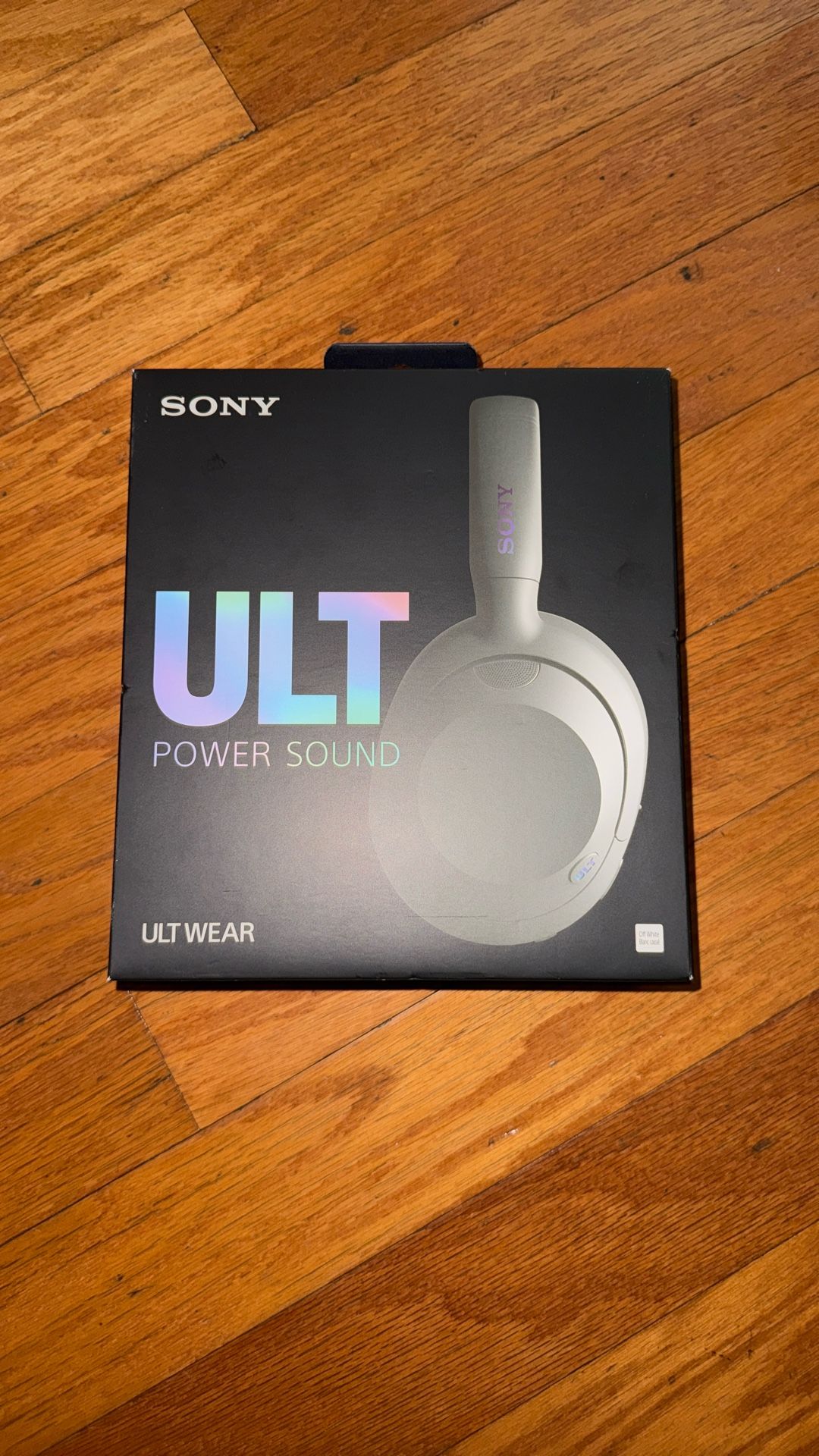 Sony White ULT WEAR Over-Ear Noise Cancelling Bluetooth Headphones with Alexa Built-in