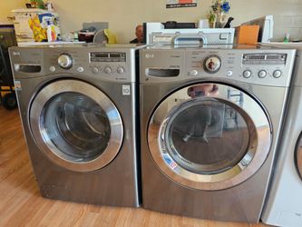 Nice set washer and gas dryer lg