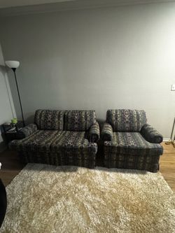 Multi colored sofa