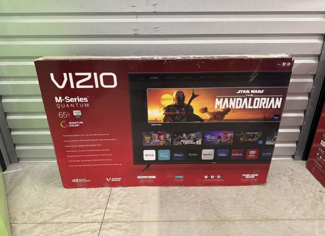 382 65” Vizio smart 4k led Uhd tv