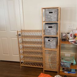 Bamboo Shelf Storage