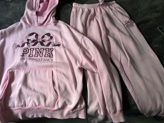 Pink x love shack fancy hoodie size large and pants size medium