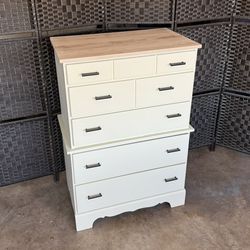 *Refinished* Pottery Barn Inspo 5-Drawer Tallboy Dresser / By Yours Truly