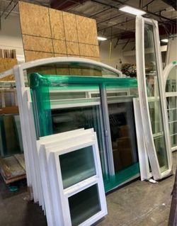 White Vinyl Windows Lot – Various Sizes