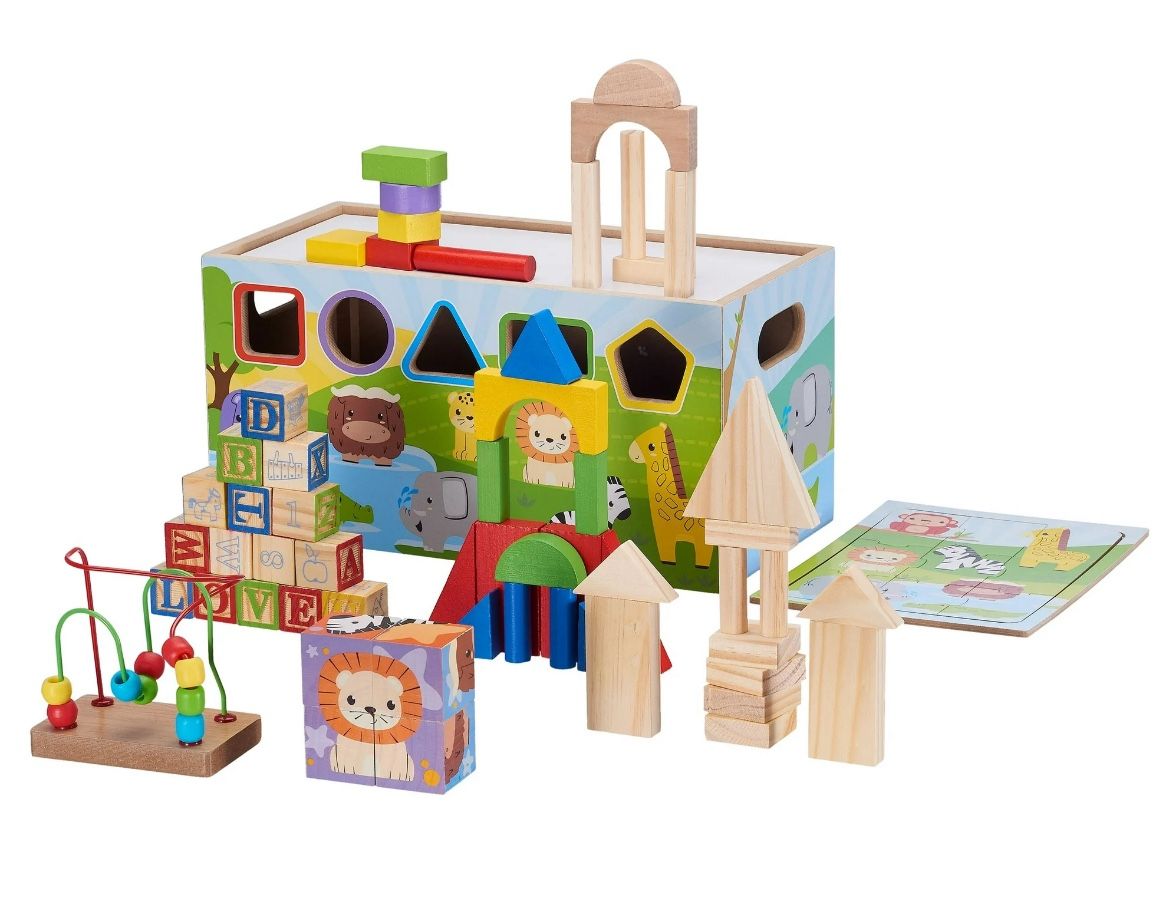 10-in-1 Activity Trunk, 72 Pieces