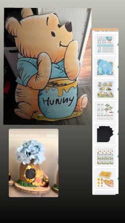 Winni the pooh decoration