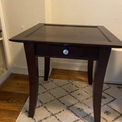 Cherry Wood Nightstand/End Table
