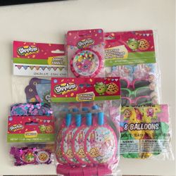 Shopkins Birthday Party Favors/supplies