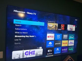 Roku TV - Hisense 75” (Less than 1 year old)