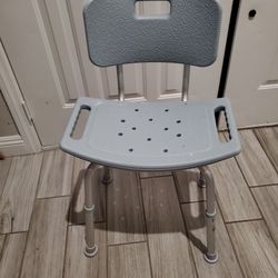 Bath Bench with Removable Back Shower Chair