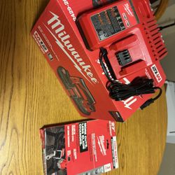 Milwaukee M12 Sub-compact Bandsaw W/ Charger And Blades(no Battery)