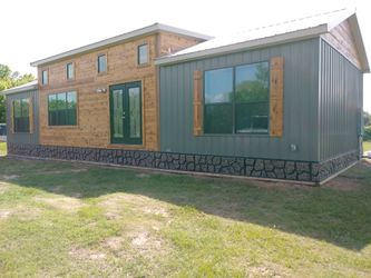 Mobile home skirting - Faldon de piedra