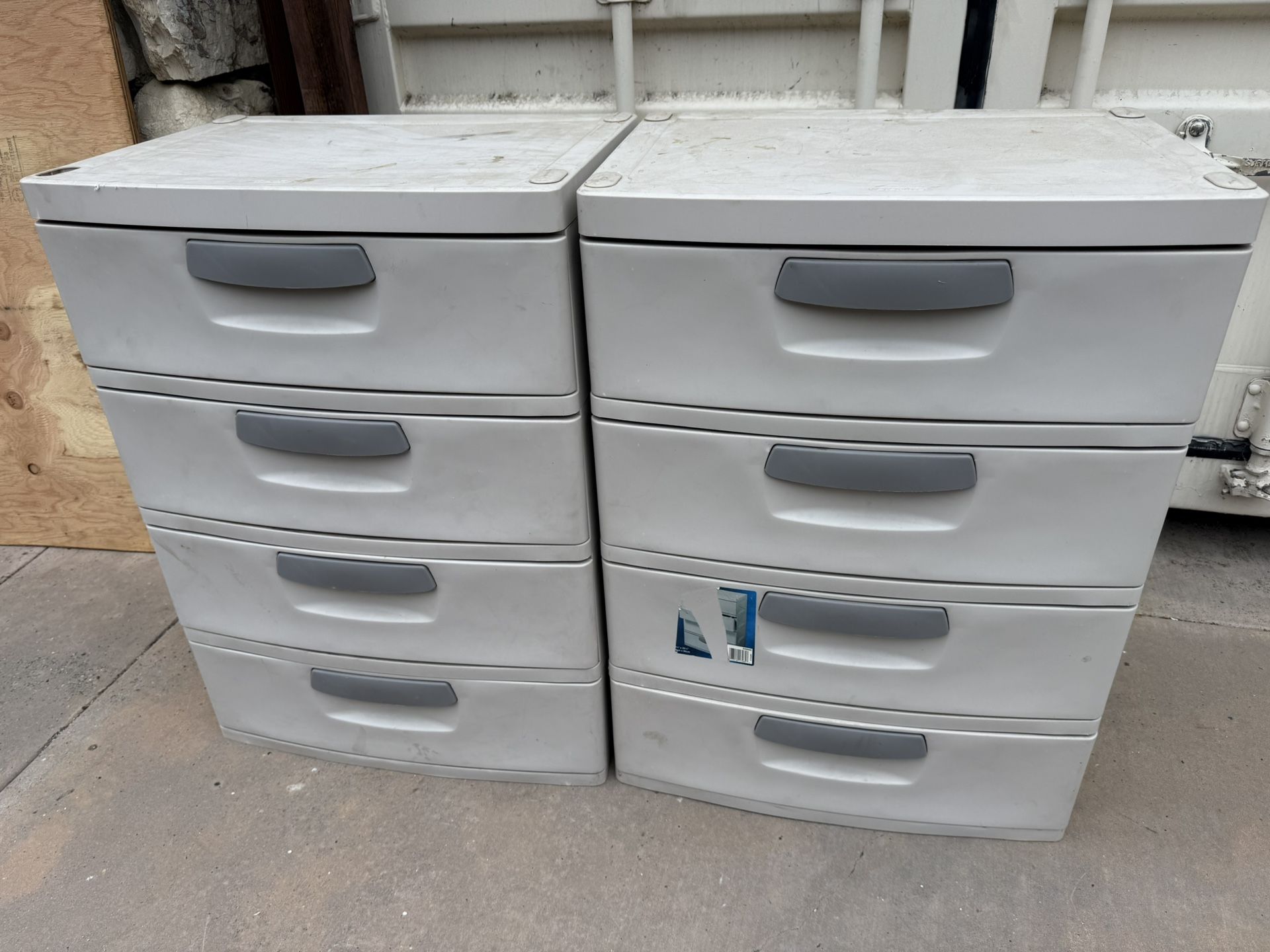 Great Stacking Drawers. Each One Is 3' High. Used As Bedroom Dresser. Good Quality