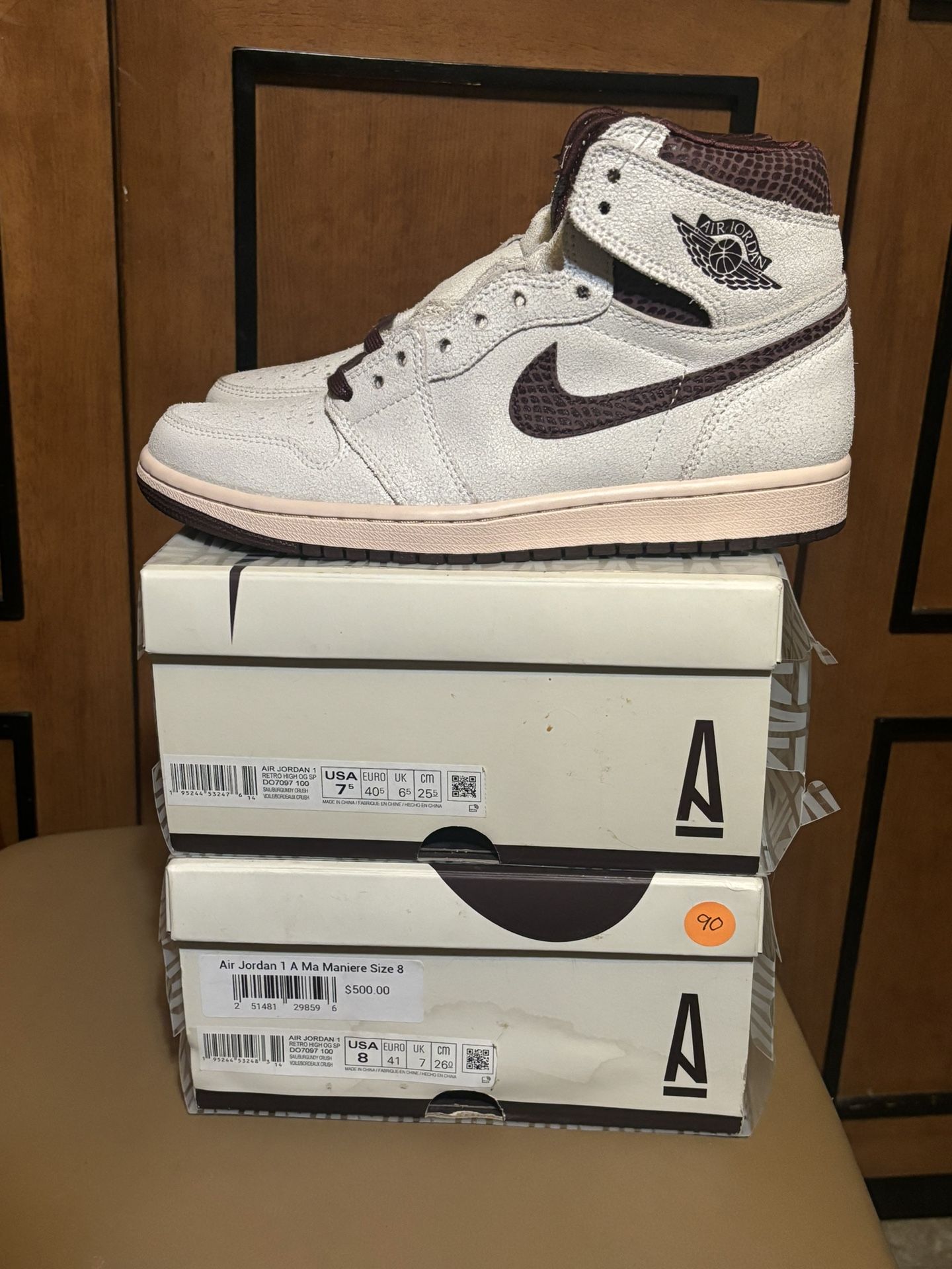 Jordan 1 A Ma Maniere Size 7.5 & 8