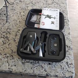 Capture Breathtaking Moments! Vivitar Sky Flow 4K Aerial Camera Drone (Black) with Image Stabilization & Carrying Case