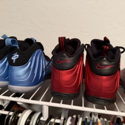Foamposites size 7y & 8.5 women’s 