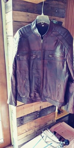 Leather jacket