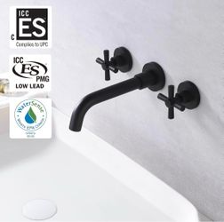 Wall-Mount Bathroom Faucet