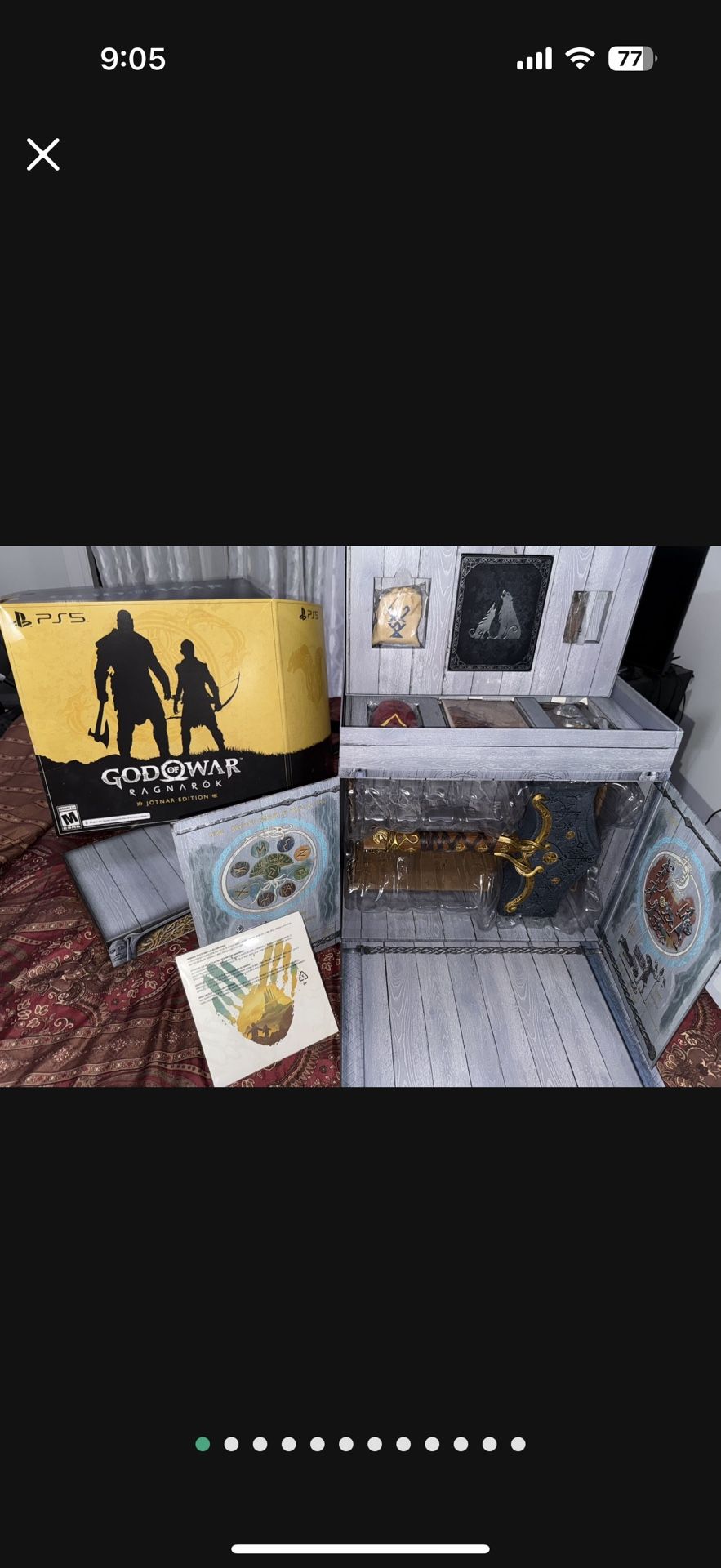 God of War Yotnar edition legacy collectors edition pack ACCESSORIES only !