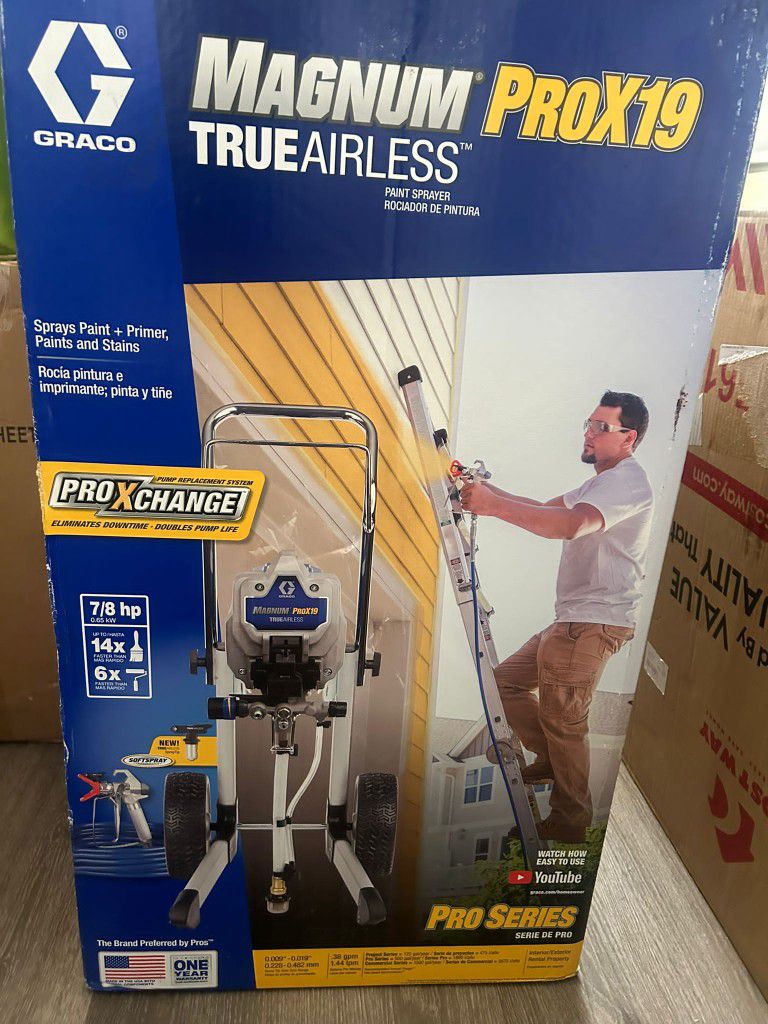 Graco 17G180 Magnum ProX19 Cart Paint Sprayer  247340 1/4-Inch Airless Hose,  50-Foot for Sale in The Bronx, NY OfferUp