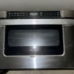 Sharp KB-6524PS 24-Inch Microwave Drawer Oven, 1.2 cu. ft., Stainless Steel