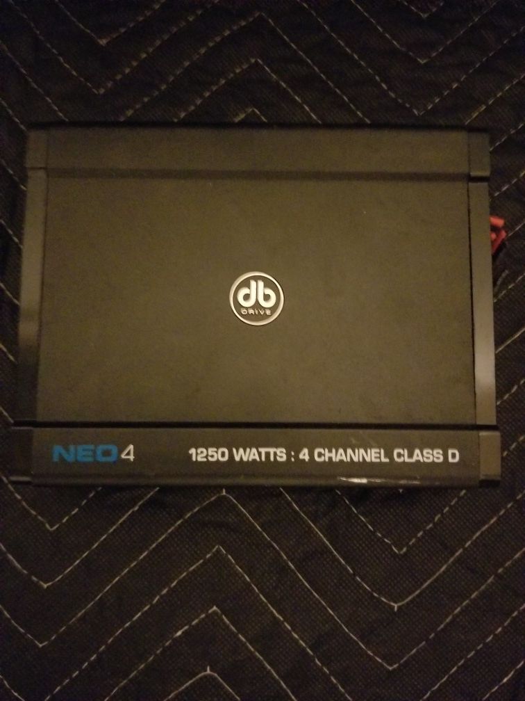 NEO db 1250w 4 channel amp