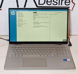 HP Pavilion x360 15.6in TouchScreen  i5-1135G7 512GB SSD 8GB RAM Windows 11 Pro