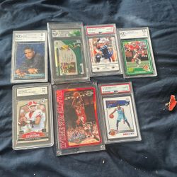 Kobe Bryant, Michael Jordan, Lebron James Eli Manning, Joe Montana Signature Cards Cards That Are Graded Make Me An Offer