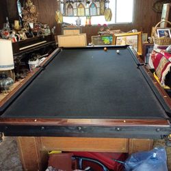 Antique Pool Table
