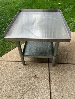 Table, stainless steel heavy duty